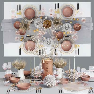 现代餐具组合-14